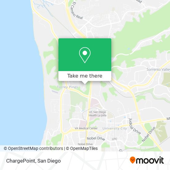 Mapa de ChargePoint