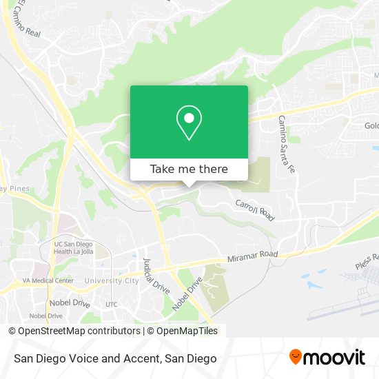 San Diego Voice and Accent map