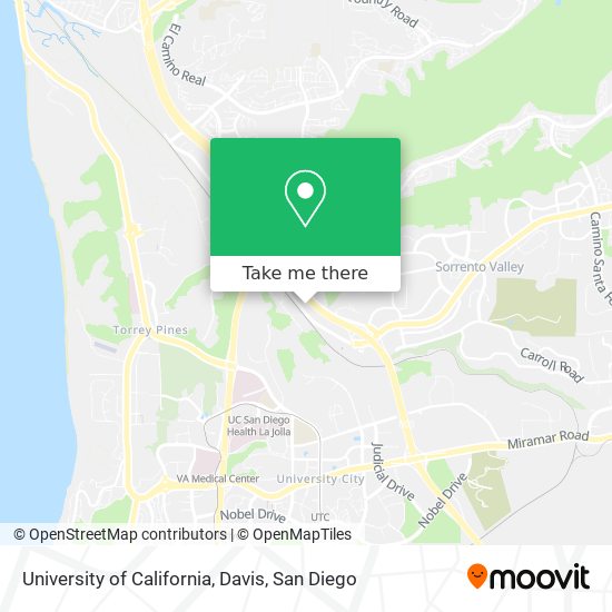 Mapa de University of California, Davis