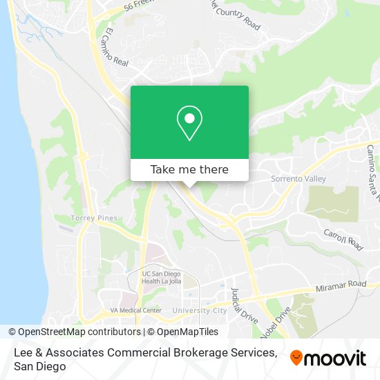 Mapa de Lee & Associates Commercial Brokerage Services