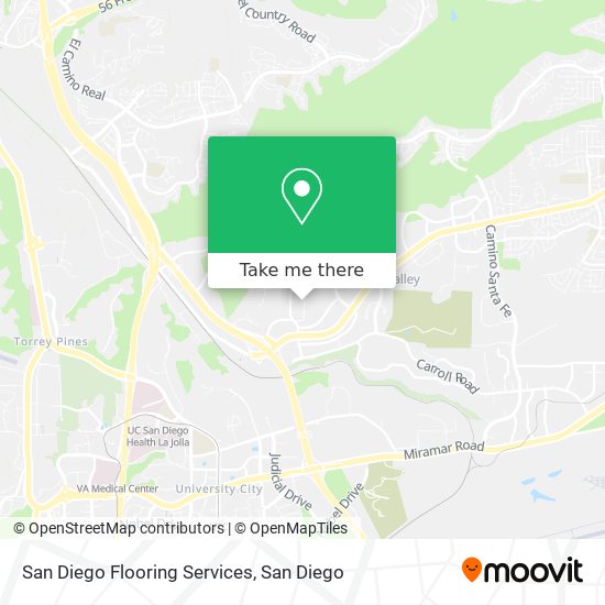 San Diego Flooring Services map