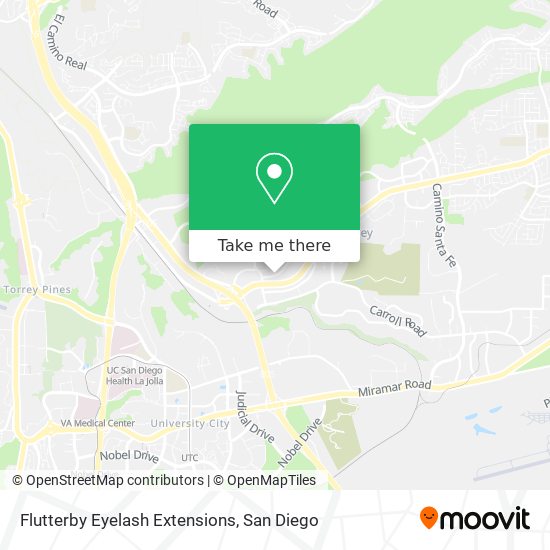 Mapa de Flutterby Eyelash Extensions