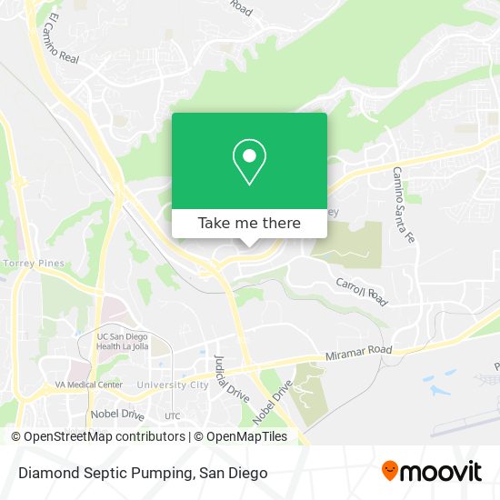 Diamond Septic Pumping map
