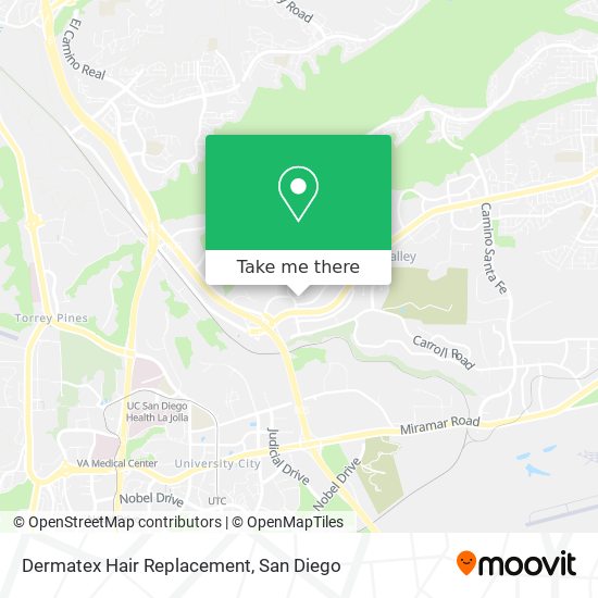 Dermatex Hair Replacement map