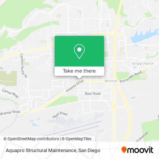 Mapa de Aquapro Structural Maintenance