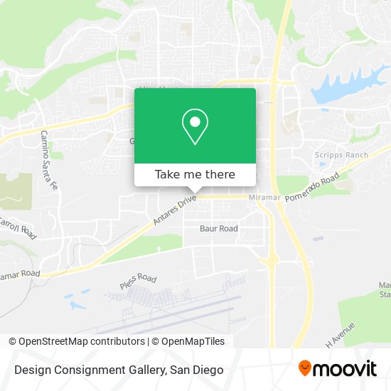 Design Consignment Gallery map