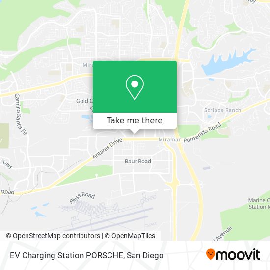 Mapa de EV Charging Station PORSCHE