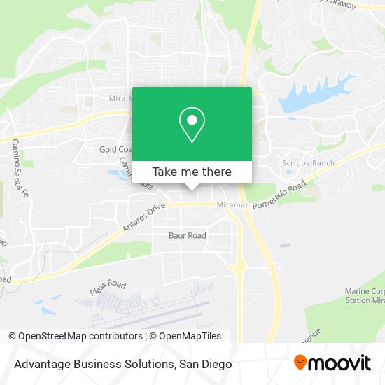 Advantage Business Solutions map