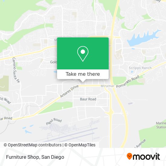 Mapa de Furniture Shop