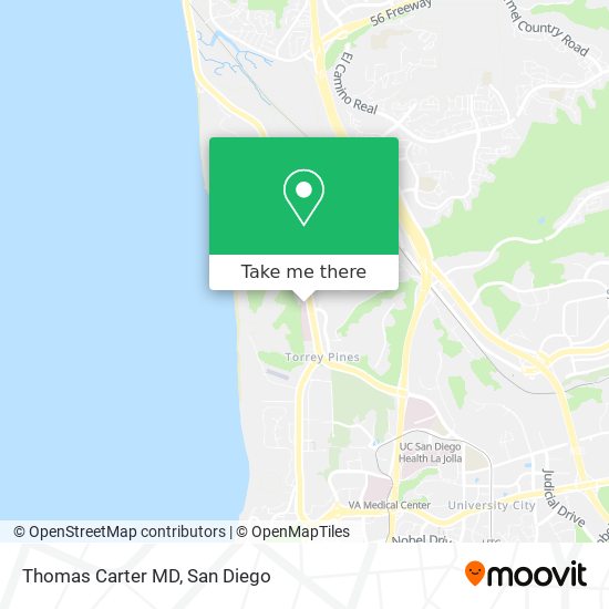 Thomas Carter MD map