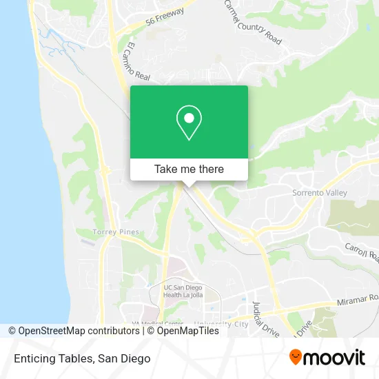 Mapa de Enticing Tables