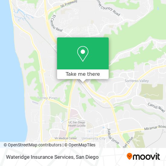 Mapa de Wateridge Insurance Services