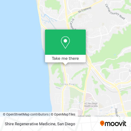 Shire Regenerative Medicine map