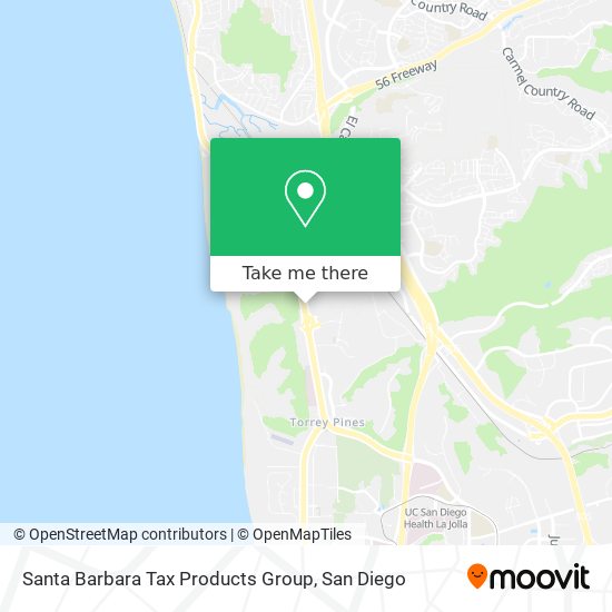 Mapa de Santa Barbara Tax Products Group