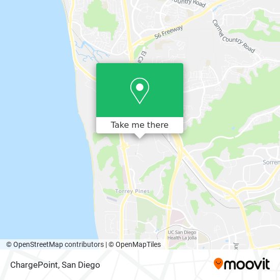 Mapa de ChargePoint