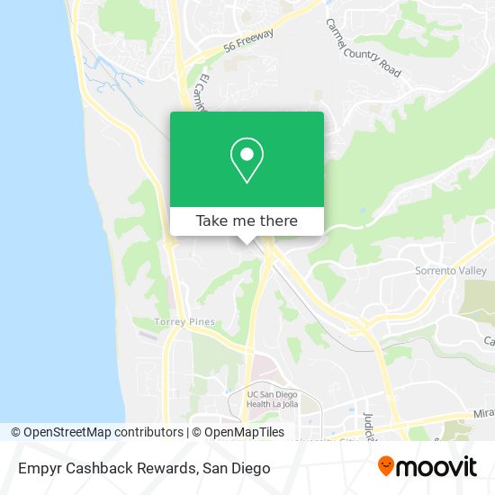 Empyr Cashback Rewards map