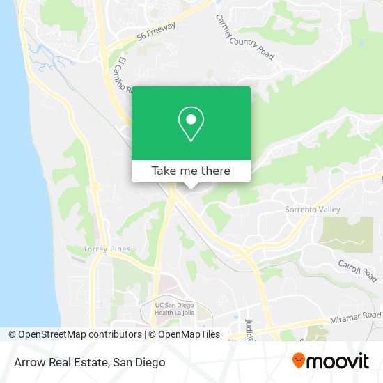 Arrow Real Estate map