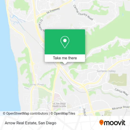 Arrow Real Estate map