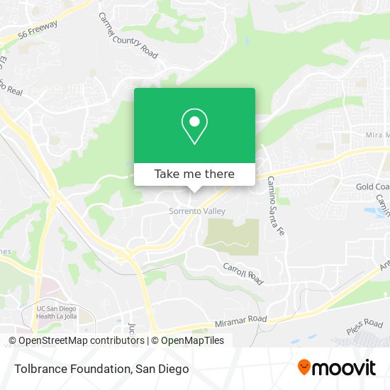 Tolbrance Foundation map