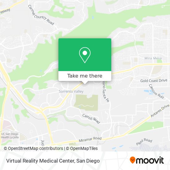 Virtual Reality Medical Center map