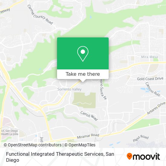 Functional Integrated Therapeutic Services map