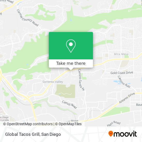 Global Tacos Grill map