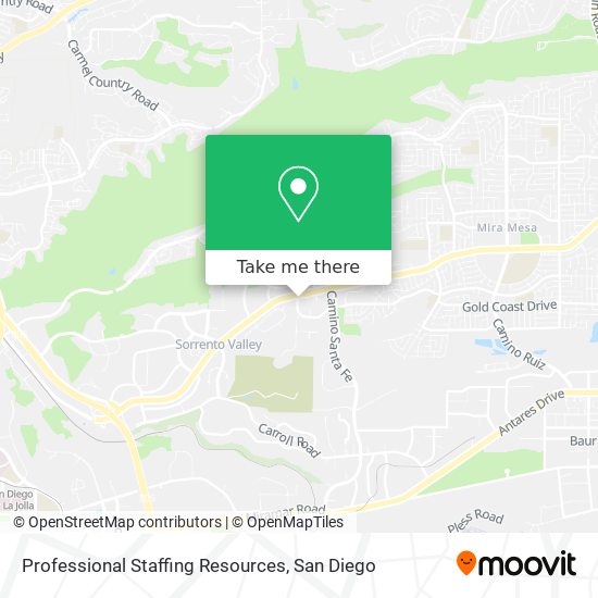 Mapa de Professional Staffing Resources