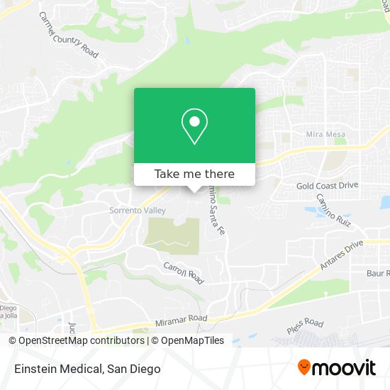 Einstein Medical map