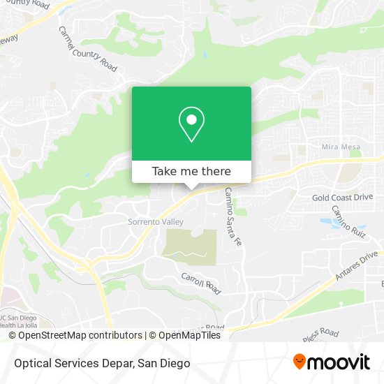 Optical Services Depar map