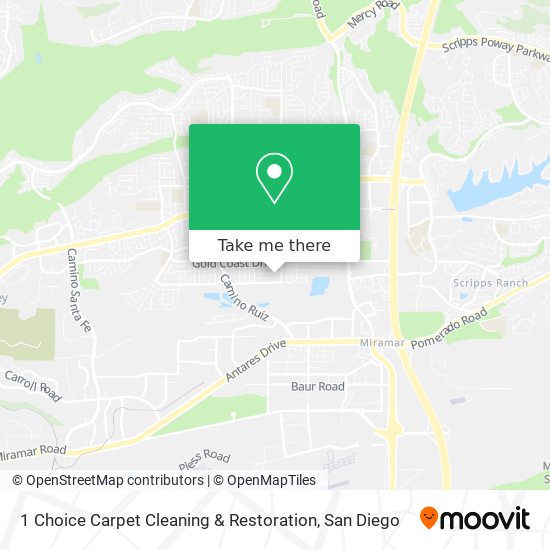 Mapa de 1 Choice Carpet Cleaning & Restoration