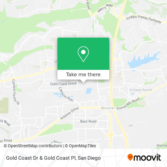 Mapa de Gold Coast Dr & Gold Coast Pl