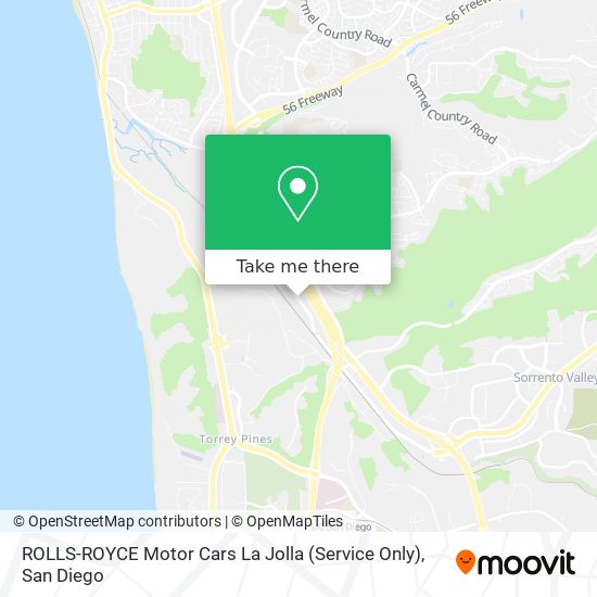 ROLLS-ROYCE Motor Cars La Jolla (Service Only) map