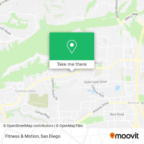 Mapa de Fitness & Motion