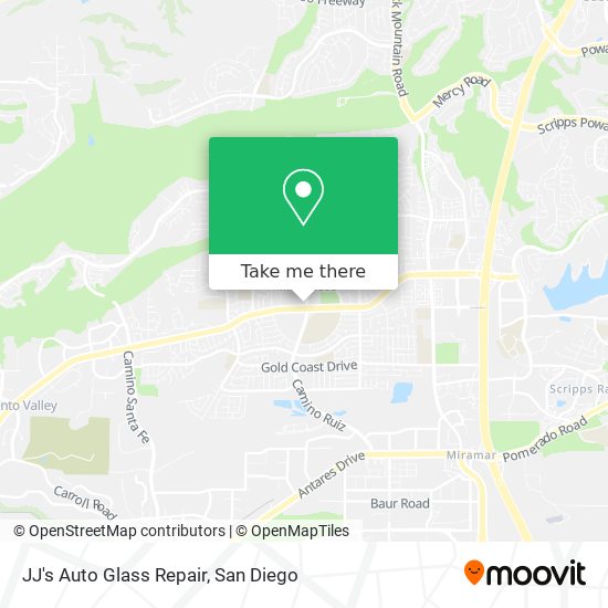 Mapa de JJ's Auto Glass Repair