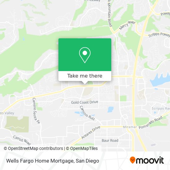 Mapa de Wells Fargo Home Mortgage