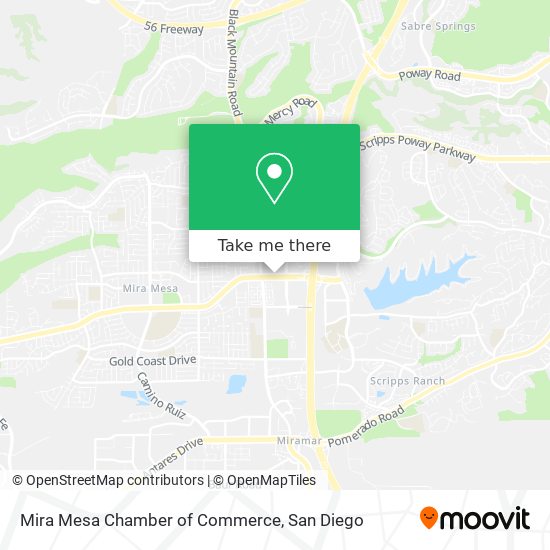 Mapa de Mira Mesa Chamber of Commerce