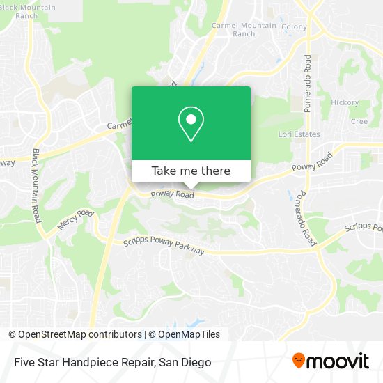 Five Star Handpiece Repair map