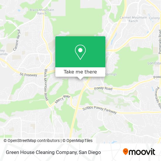 Green House Cleaning Company map