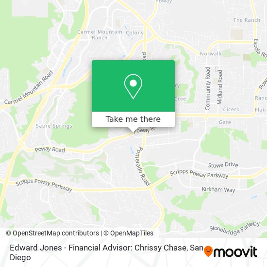 Mapa de Edward Jones - Financial Advisor: Chrissy Chase