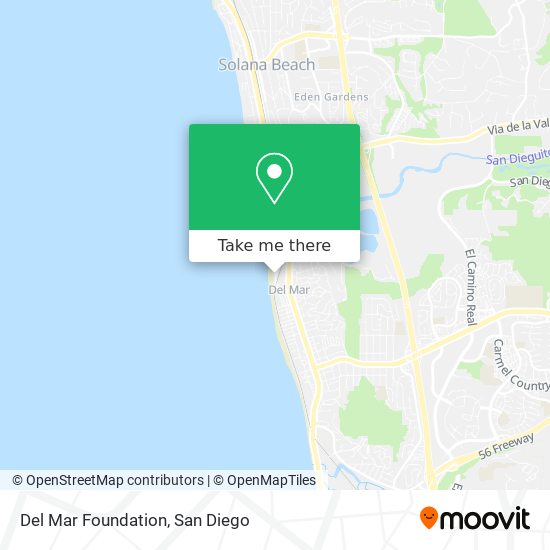 Del Mar Foundation map