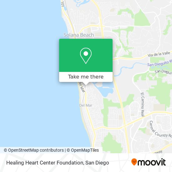 Healing Heart Center Foundation map