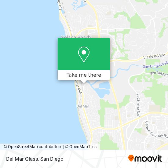 Mapa de Del Mar Glass