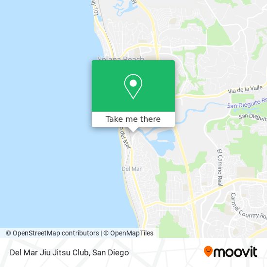 Del Mar Jiu Jitsu Club map