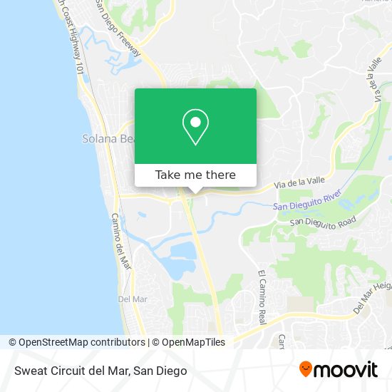 Mapa de Sweat Circuit del Mar