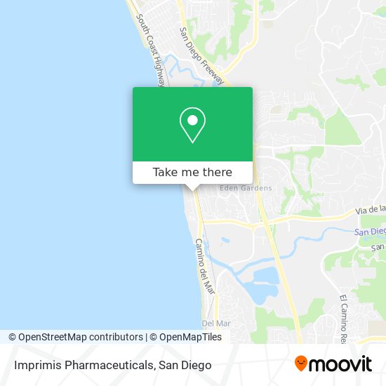 Imprimis Pharmaceuticals map