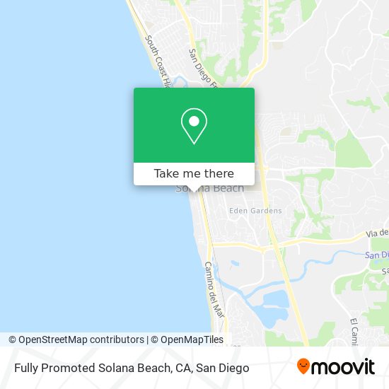 Mapa de Fully Promoted Solana Beach, CA