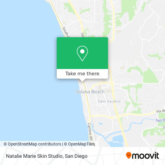 Natalie Marie Skin Studio map