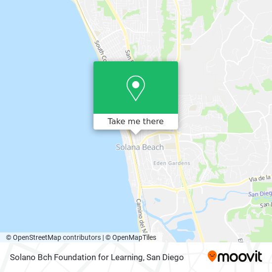 Solano Bch Foundation for Learning map