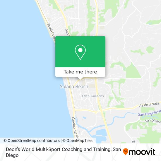 Mapa de Deon's World Multi-Sport Coaching and Training