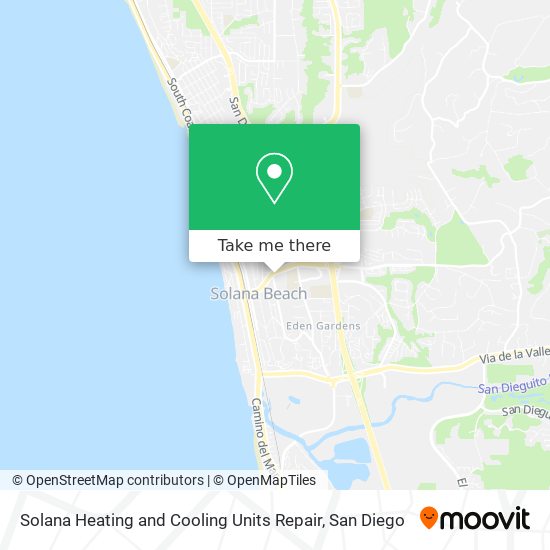 Solana Heating and Cooling Units Repair map